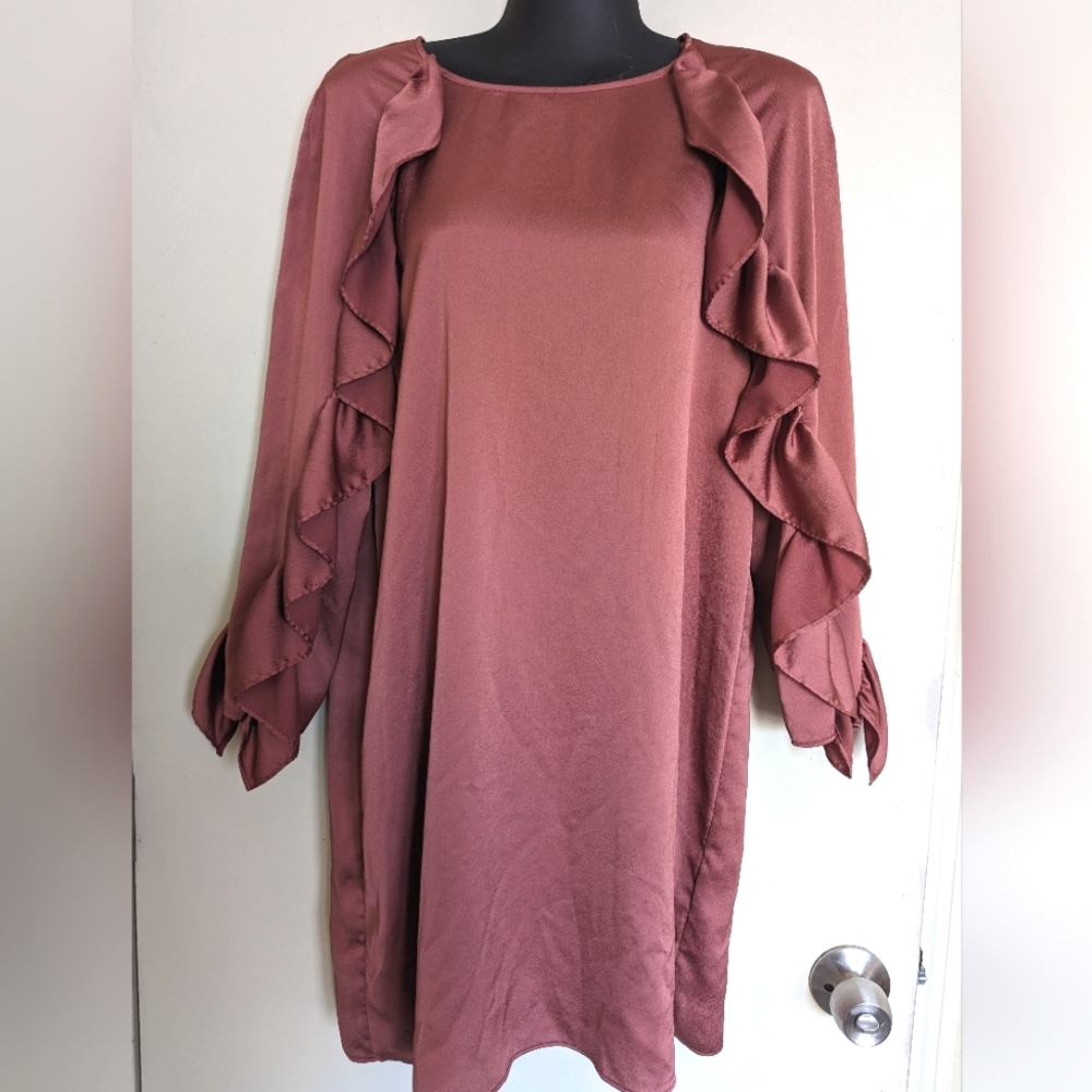 Zara Satin Effect Dress